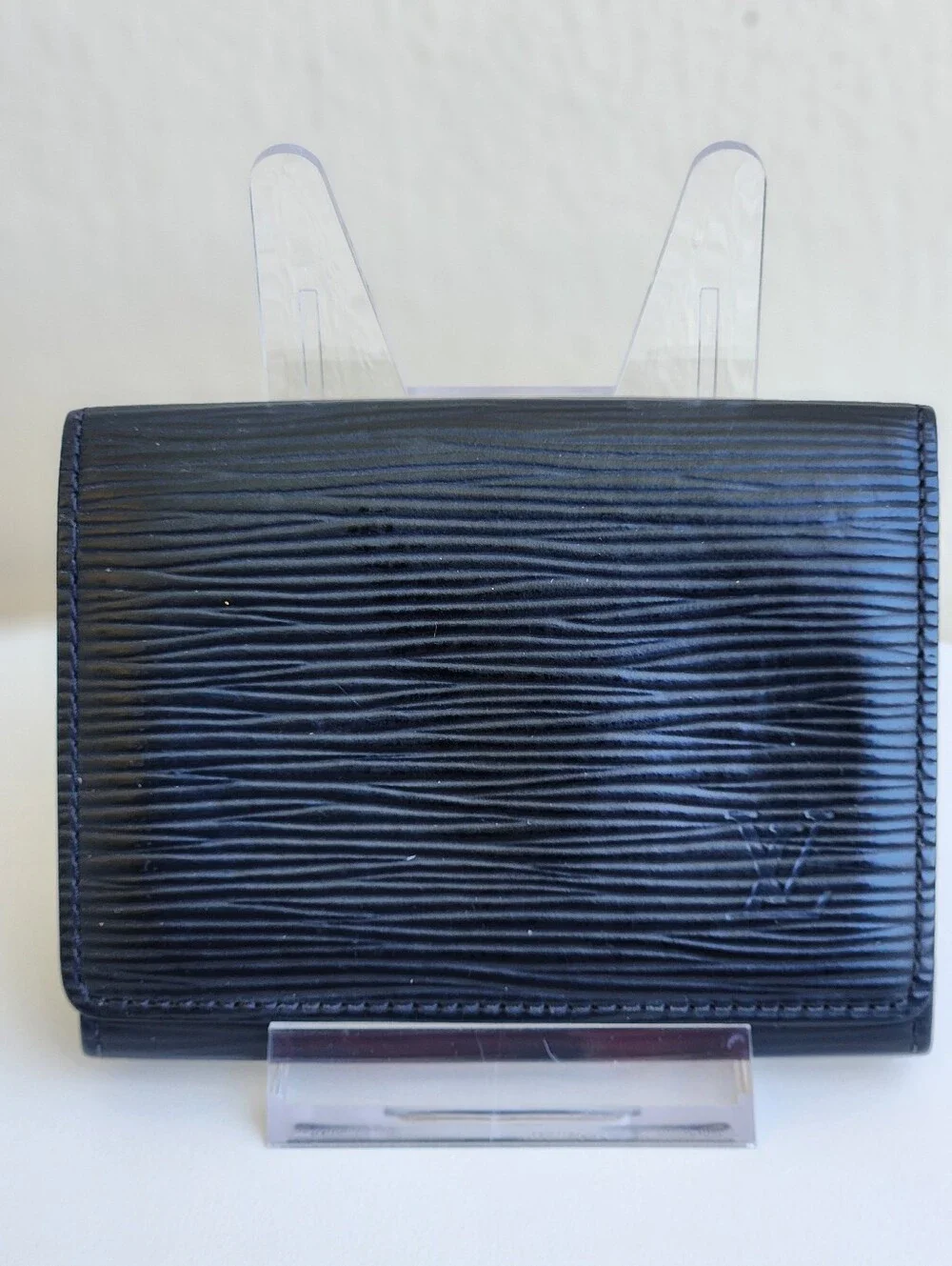 Louis Vuitton Epi Leather Envelope Style Business Card Holder Wallet CA0014